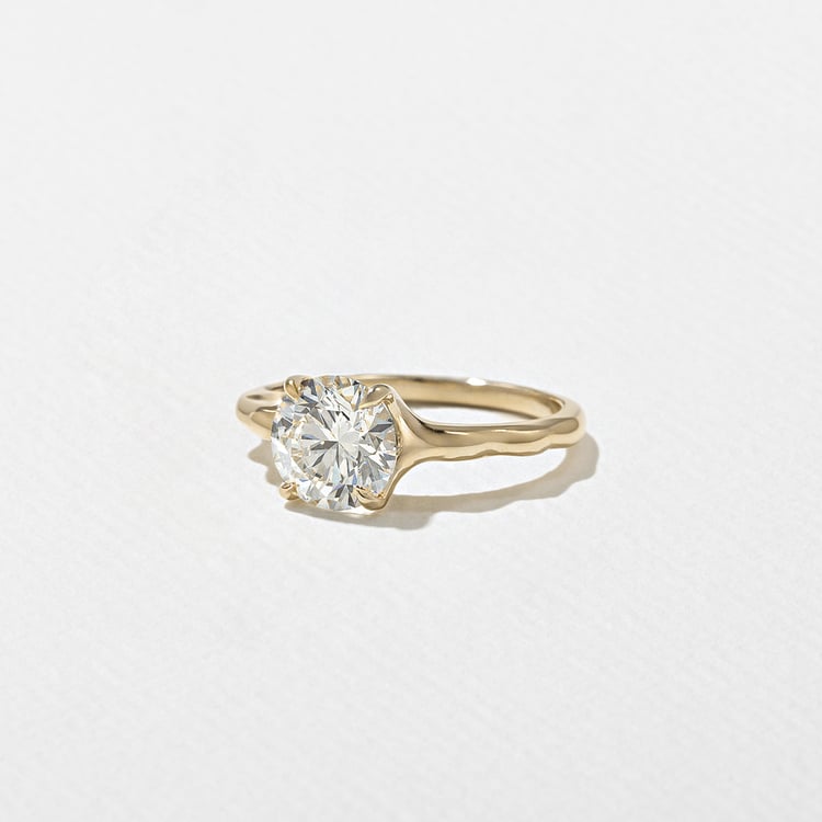 2 CT Round Halo & Pave Lab Grown Diamond Engagement Ring