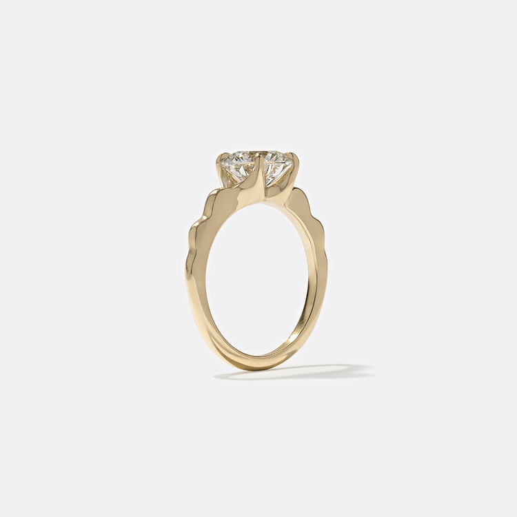 2 CT Round Halo & Pave Lab Grown Diamond Engagement Ring