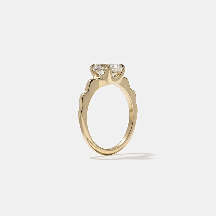 2 CT Round Halo & Pave Lab Grown Diamond Engagement Ring