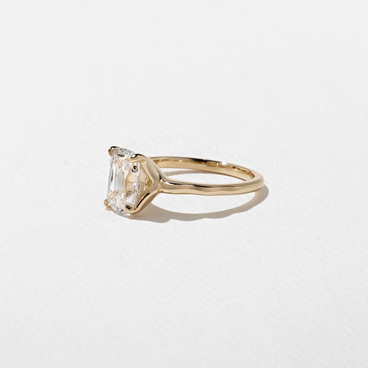 2 CT Round Halo & Pave Lab Grown Diamond Engagement Ring