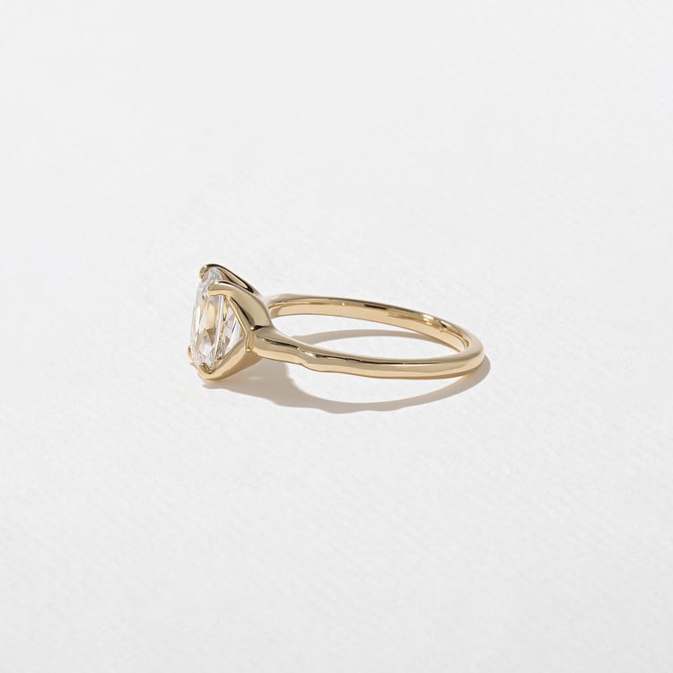 2 CT Round Halo & Pave Lab Grown Diamond Engagement Ring