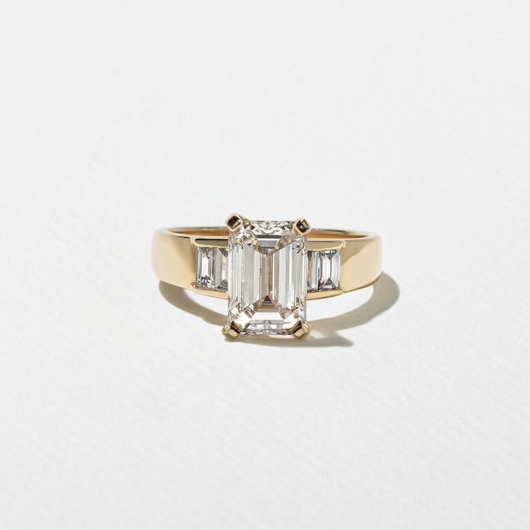 2 CT Round Halo & Pave Lab Grown Diamond Engagement Ring