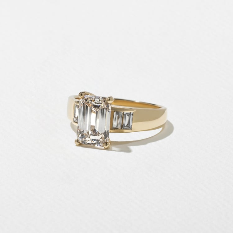 2 CT Round Halo & Pave Lab Grown Diamond Engagement Ring