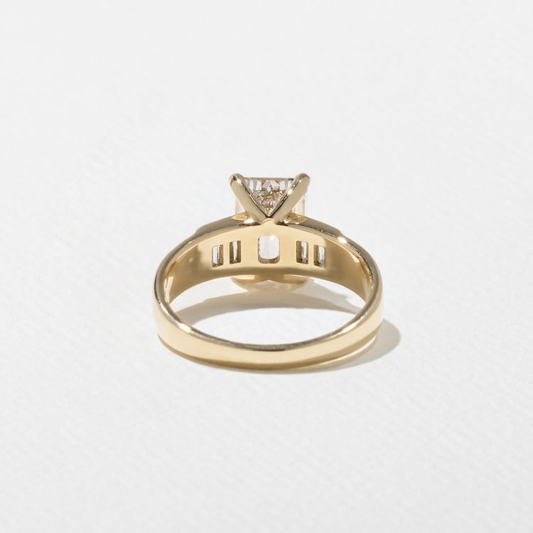 2 CT Round Halo & Pave Lab Grown Diamond Engagement Ring