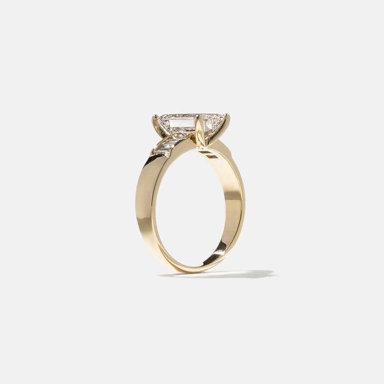 2 CT Round Halo & Pave Lab Grown Diamond Engagement Ring