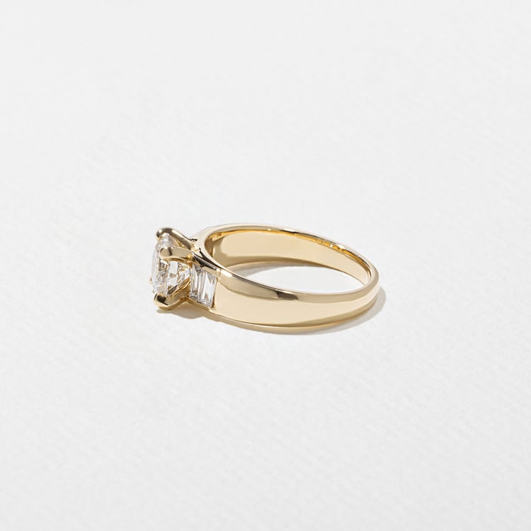2 CT Round Halo & Pave Lab Grown Diamond Engagement Ring