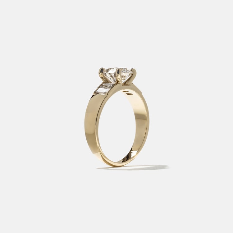 2 CT Round Halo & Pave Lab Grown Diamond Engagement Ring