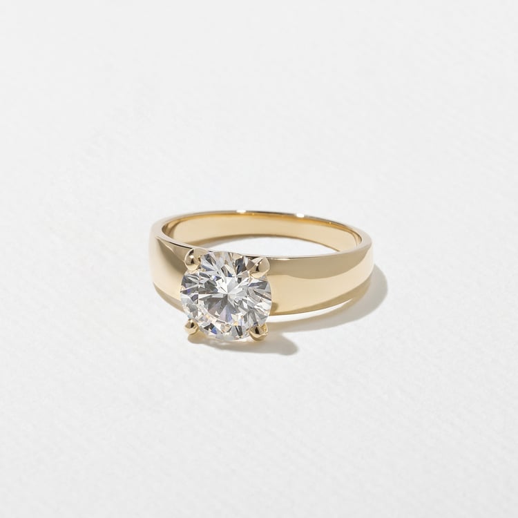 2 CT Round Halo & Pave Lab Grown Diamond Engagement Ring