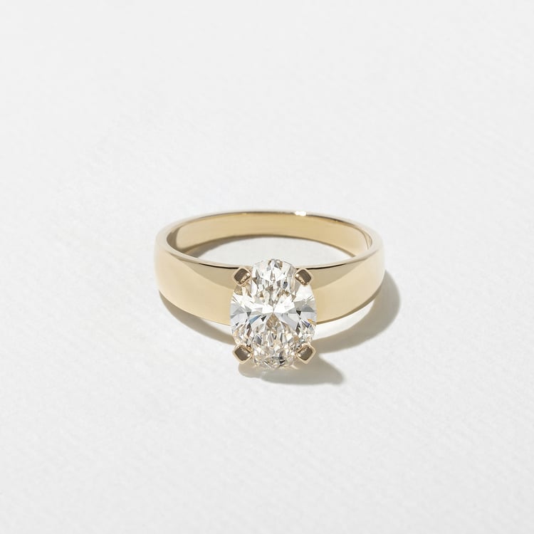 2 CT Round Halo & Pave Lab Grown Diamond Engagement Ring