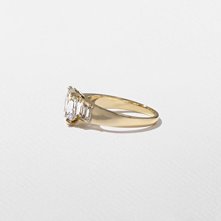 2 CT Round Halo & Pave Lab Grown Diamond Engagement Ring