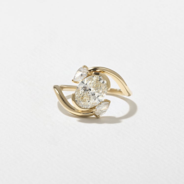 2 CT Round Halo & Pave Lab Grown Diamond Engagement Ring