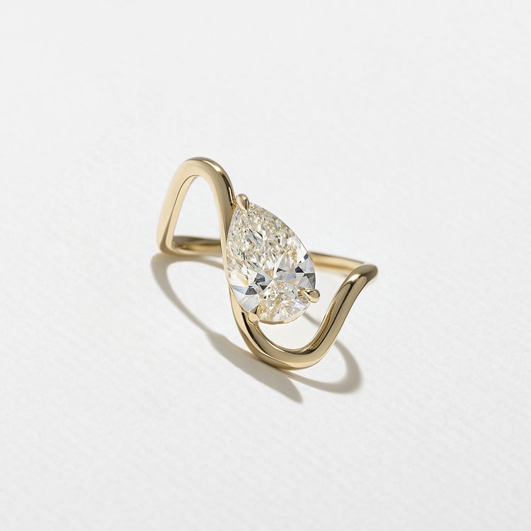 2 CT Round Halo & Pave Lab Grown Diamond Engagement Ring