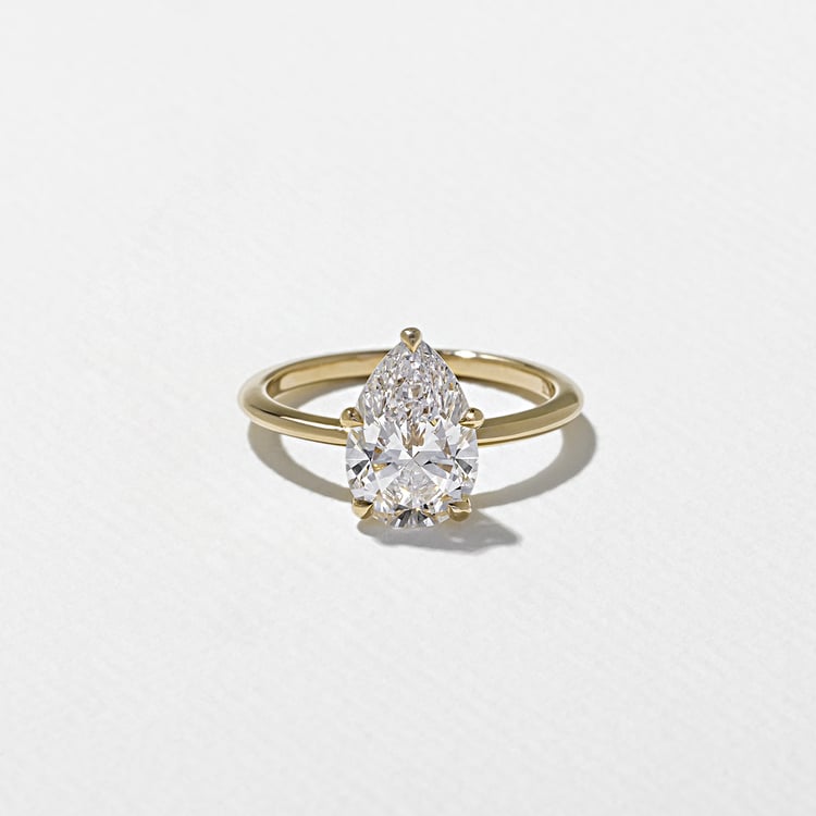 2 CT Round Halo & Pave Lab Grown Diamond Engagement Ring