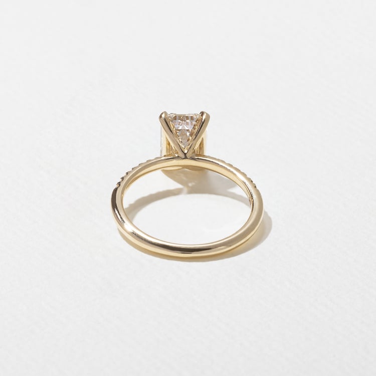 2 CT Round Halo & Pave Lab Grown Diamond Engagement Ring