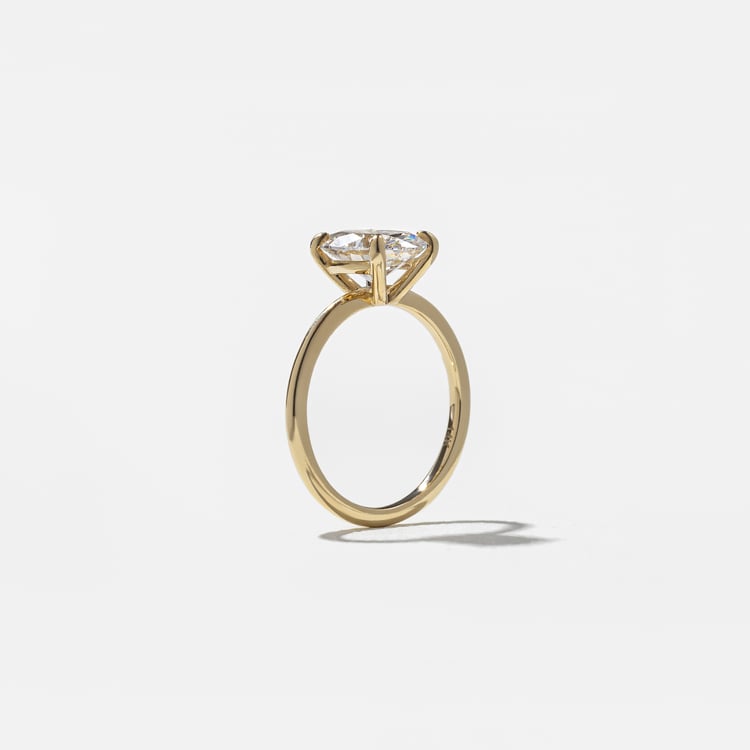 2 CT Round Halo & Pave Lab Grown Diamond Engagement Ring