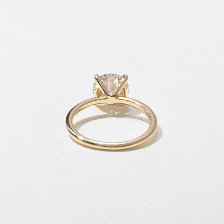 2 CT Round Halo & Pave Lab Grown Diamond Engagement Ring
