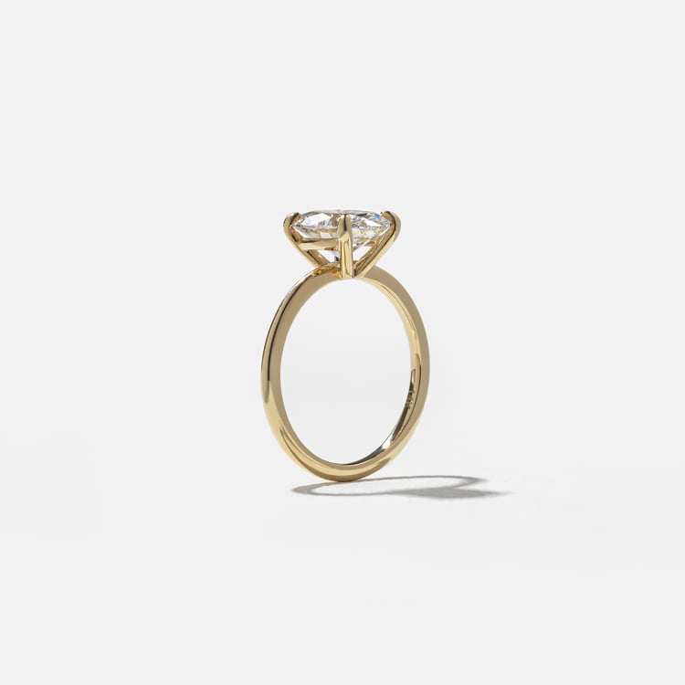 2 CT Round Halo & Pave Lab Grown Diamond Engagement Ring