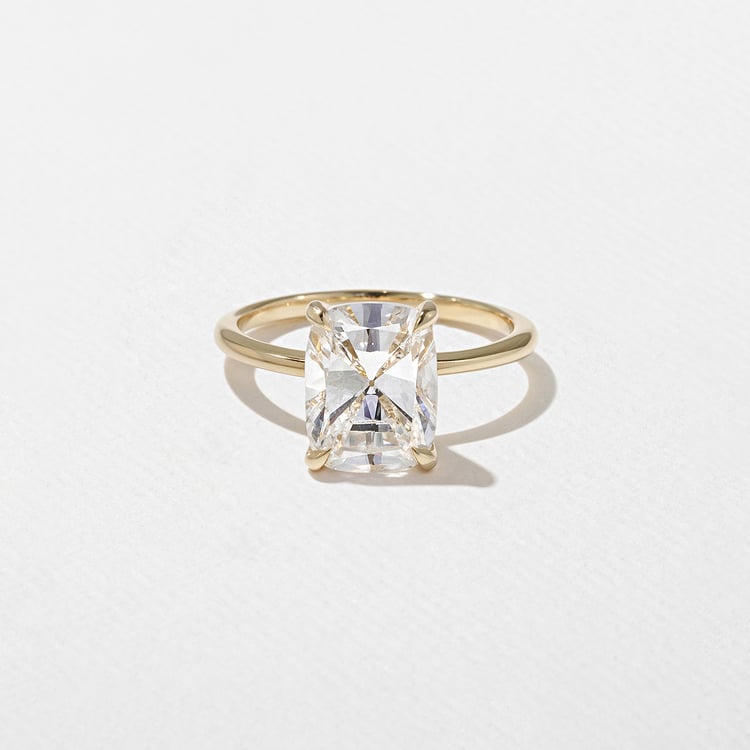 2 CT Round Halo & Pave Lab Grown Diamond Engagement Ring