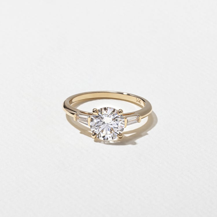 2 CT Round Halo & Pave Lab Grown Diamond Engagement Ring