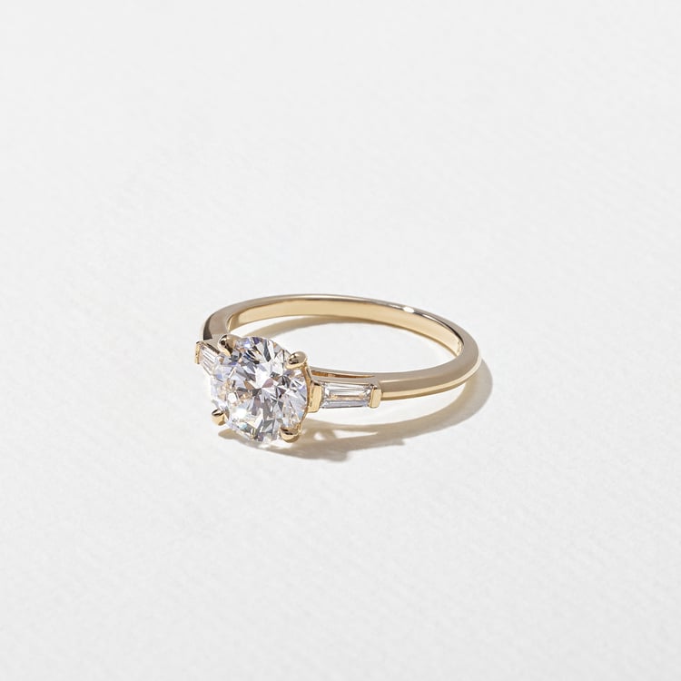 2 CT Round Halo & Pave Lab Grown Diamond Engagement Ring