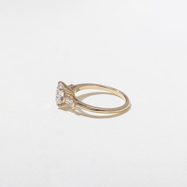 2 CT Round Halo & Pave Lab Grown Diamond Engagement Ring