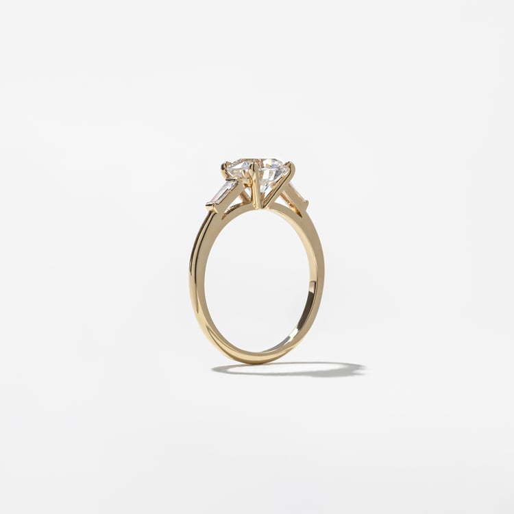 2 CT Round Halo & Pave Lab Grown Diamond Engagement Ring