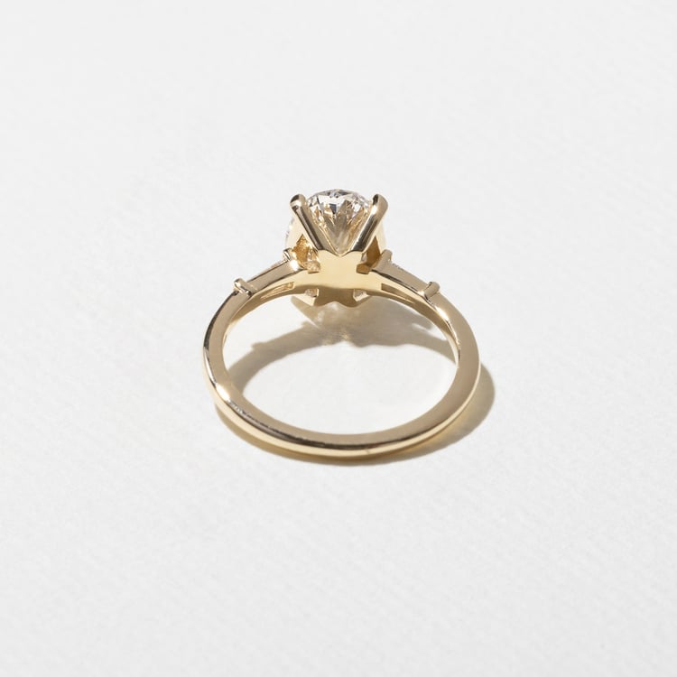 2 CT Round Halo & Pave Lab Grown Diamond Engagement Ring