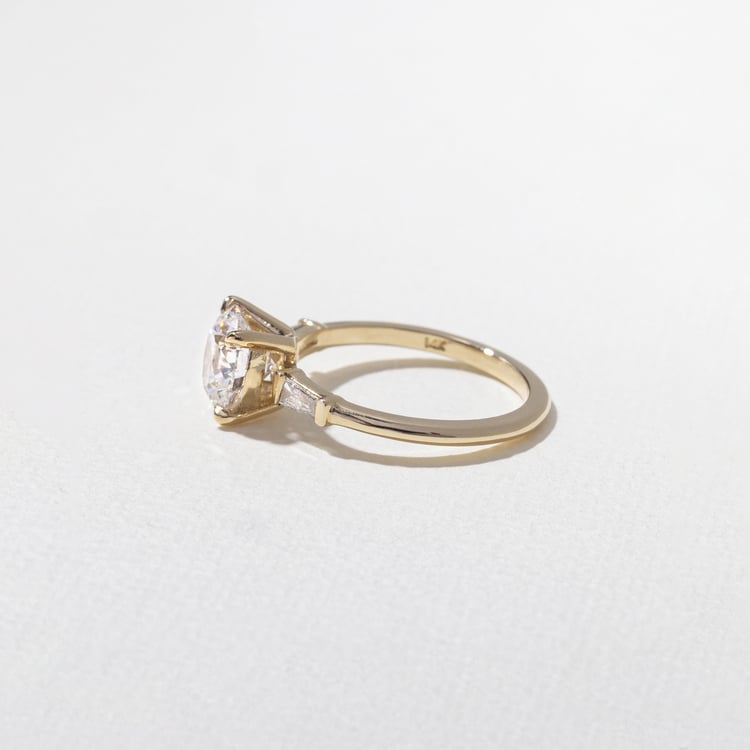 2 CT Round Halo & Pave Lab Grown Diamond Engagement Ring