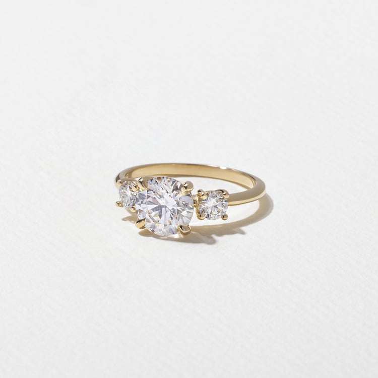 2 CT Round Halo & Pave Lab Grown Diamond Engagement Ring