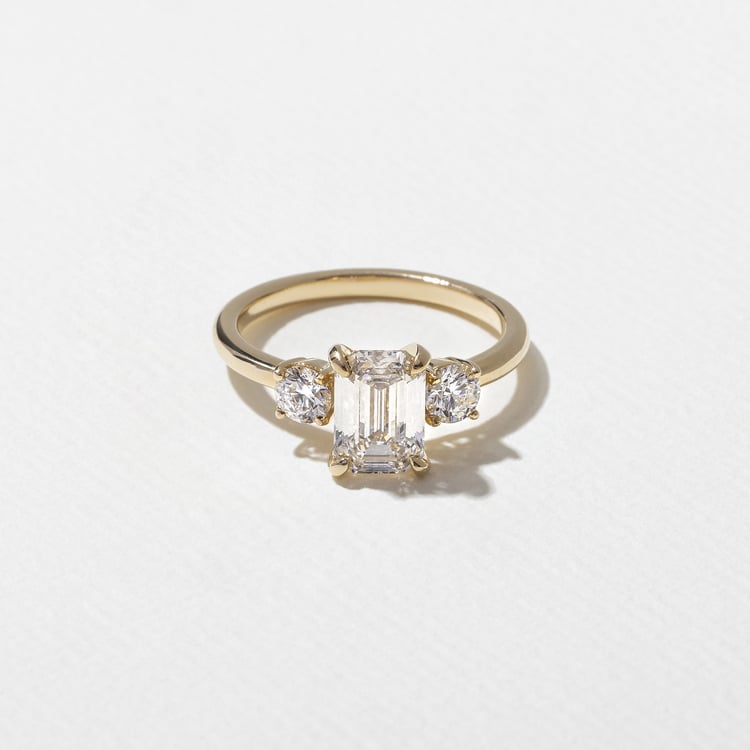 2 CT Round Halo & Pave Lab Grown Diamond Engagement Ring