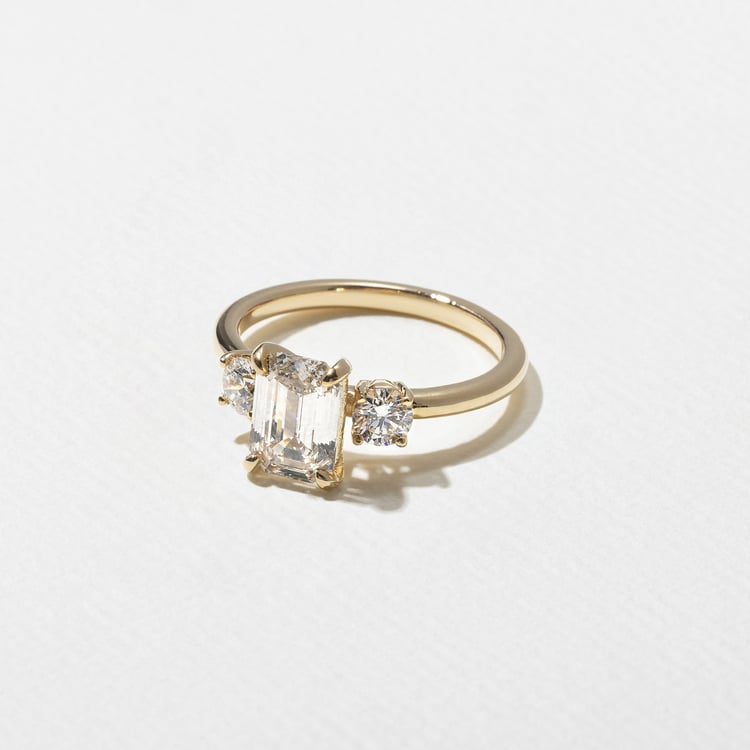 2 CT Round Halo & Pave Lab Grown Diamond Engagement Ring