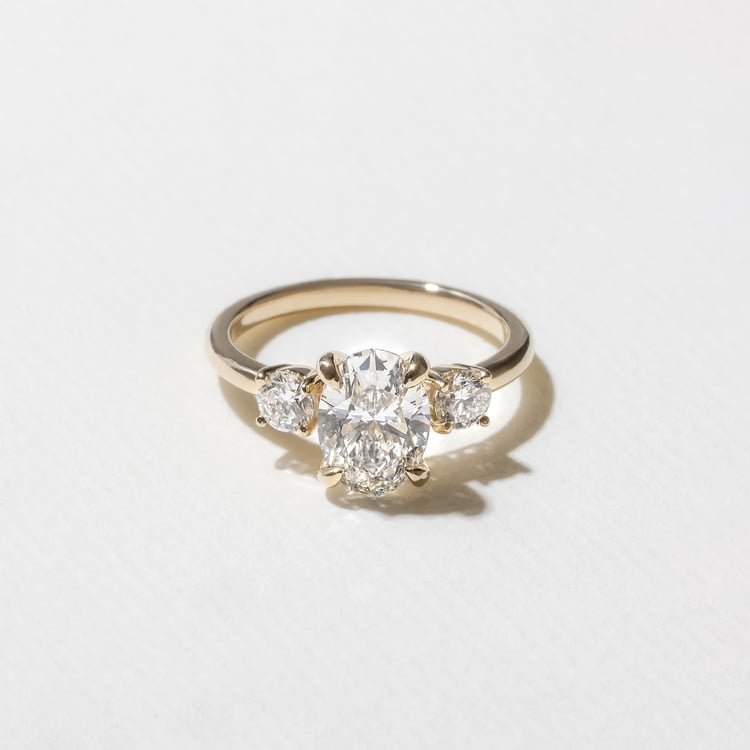 2 CT Round Halo & Pave Lab Grown Diamond Engagement Ring