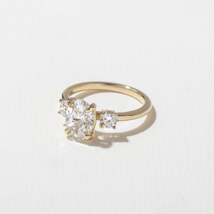 2 CT Round Halo & Pave Lab Grown Diamond Engagement Ring