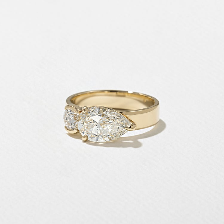 2 CT Round Halo & Pave Lab Grown Diamond Engagement Ring