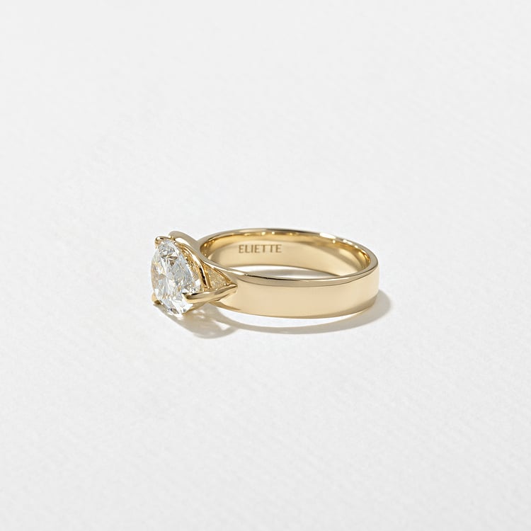 2 CT Round Halo & Pave Lab Grown Diamond Engagement Ring