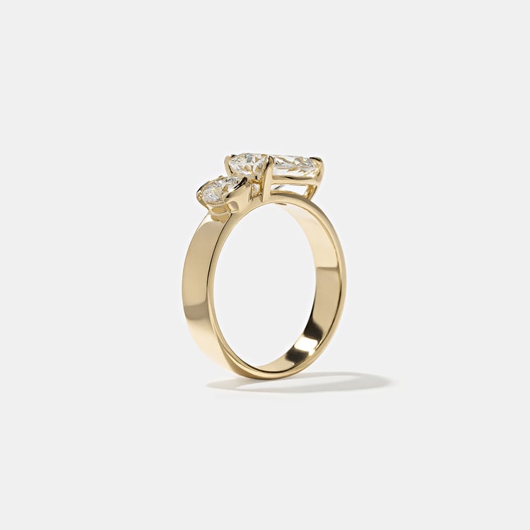 2 CT Round Halo & Pave Lab Grown Diamond Engagement Ring