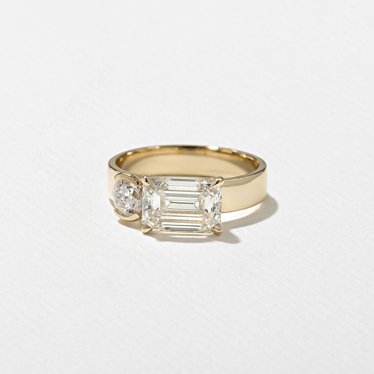 2 CT Round Halo & Pave Lab Grown Diamond Engagement Ring