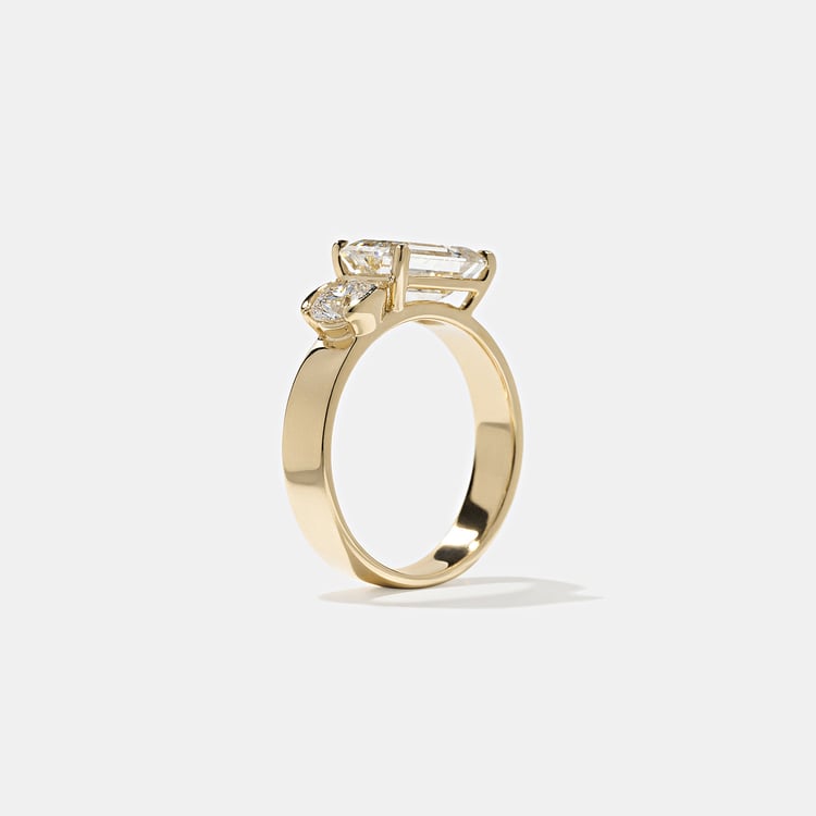 2 CT Round Halo & Pave Lab Grown Diamond Engagement Ring