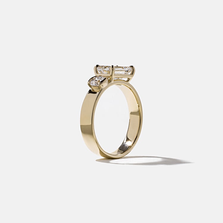 2 CT Round Halo & Pave Lab Grown Diamond Engagement Ring