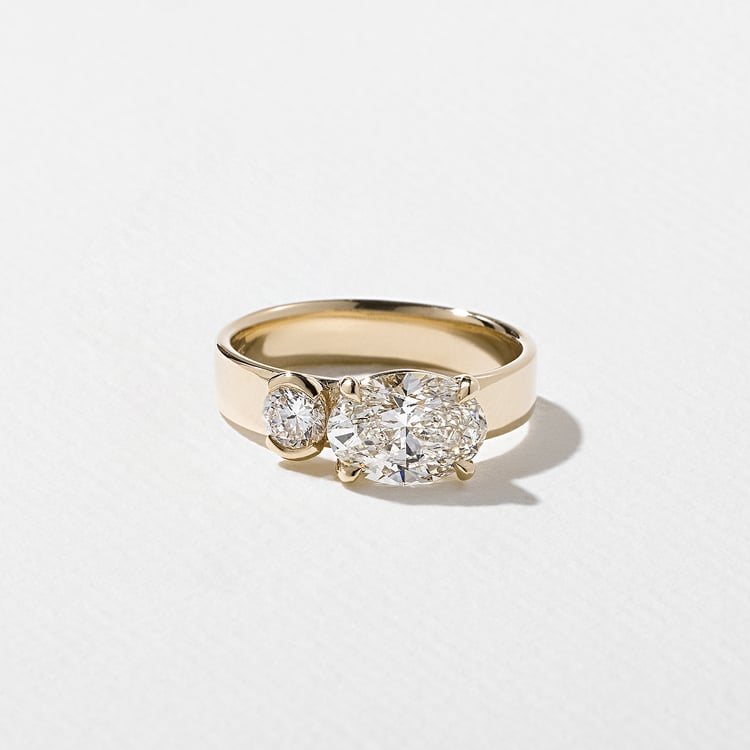 2 CT Round Halo & Pave Lab Grown Diamond Engagement Ring