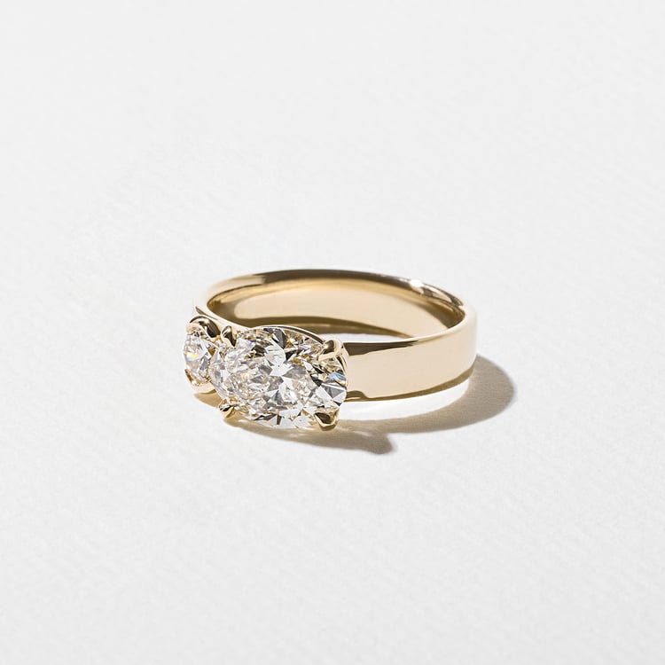 2 CT Round Halo & Pave Lab Grown Diamond Engagement Ring
