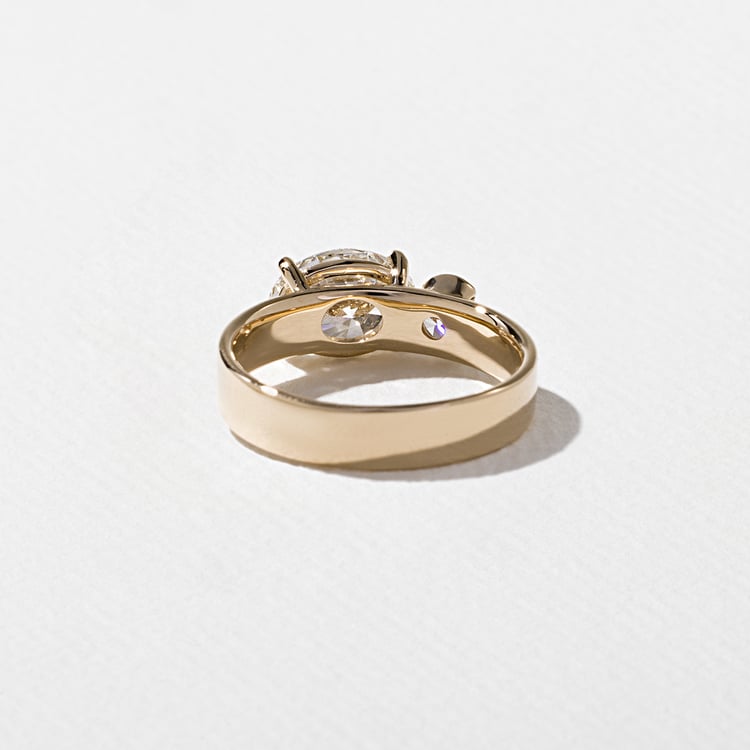2 CT Round Halo & Pave Lab Grown Diamond Engagement Ring