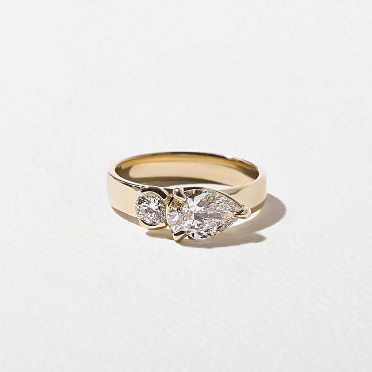 2 CT Round Halo & Pave Lab Grown Diamond Engagement Ring
