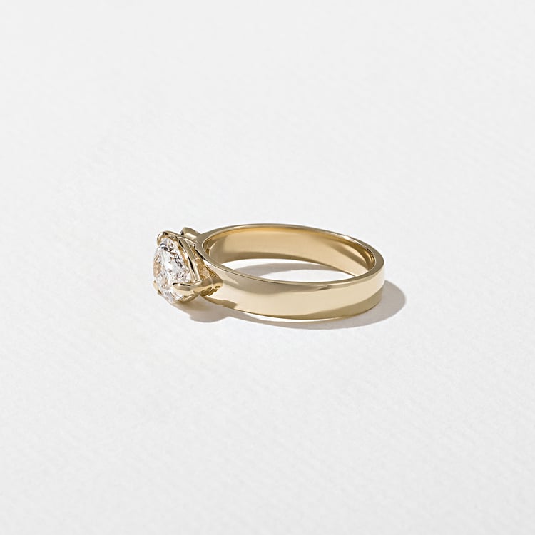 2 CT Round Halo & Pave Lab Grown Diamond Engagement Ring