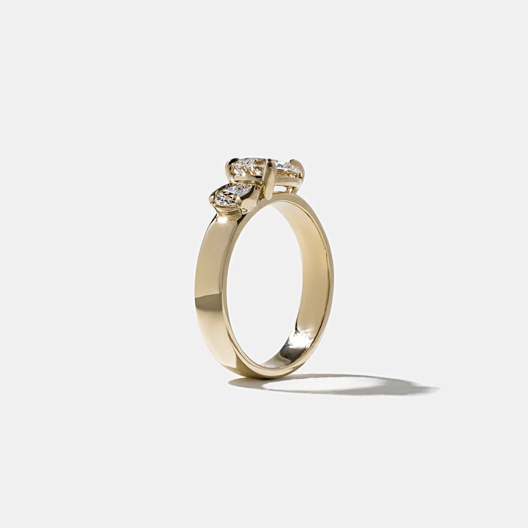2 CT Round Halo & Pave Lab Grown Diamond Engagement Ring