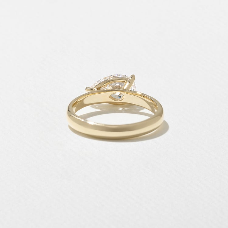 2 CT Round Halo & Pave Lab Grown Diamond Engagement Ring