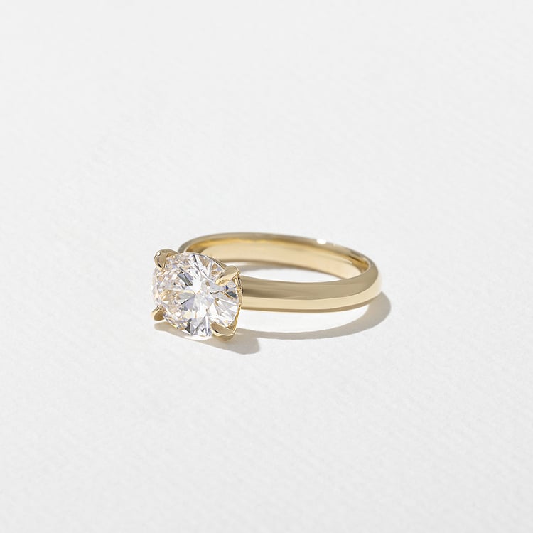 2 CT Round Halo & Pave Lab Grown Diamond Engagement Ring