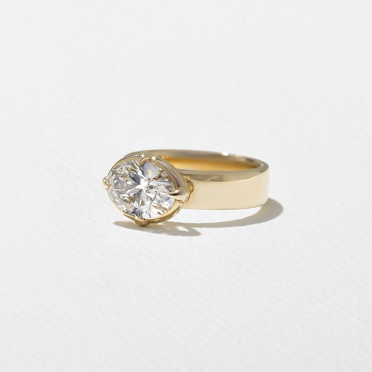 2 CT Round Halo & Pave Lab Grown Diamond Engagement Ring