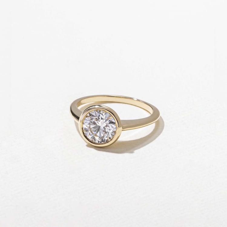 2 CT Round Halo & Pave Lab Grown Diamond Engagement Ring