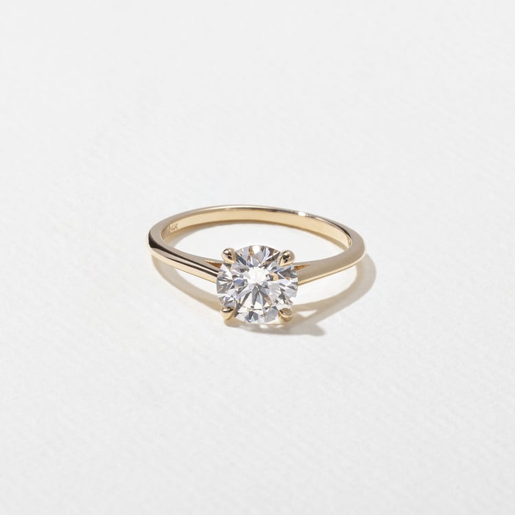 2 CT Round Halo & Pave Lab Grown Diamond Engagement Ring